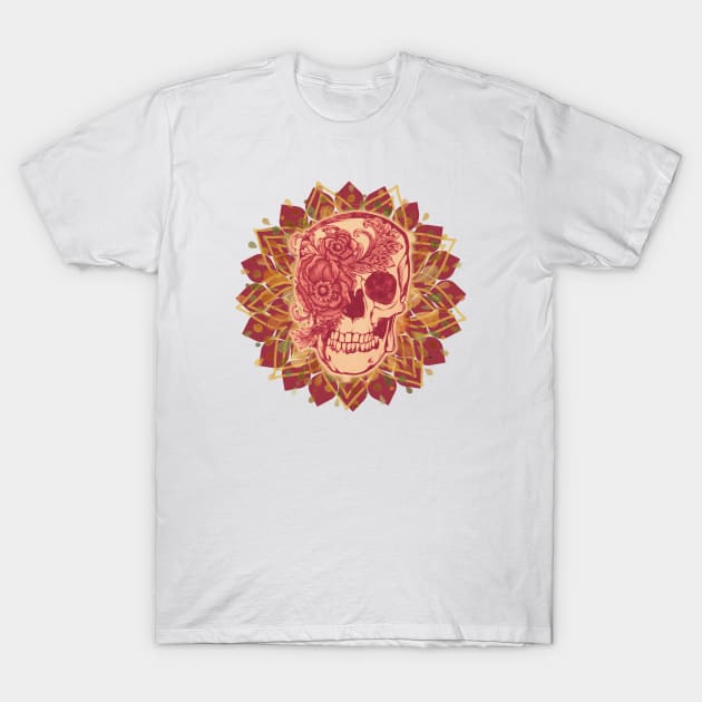 Sangria Skull T-Shirt by Mazzlo Shop